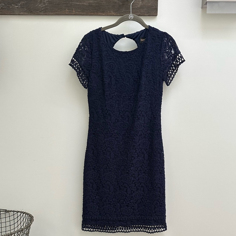 Dark Blue Dress, Laundry by Shelli Segall, Los Angeles, Size 6